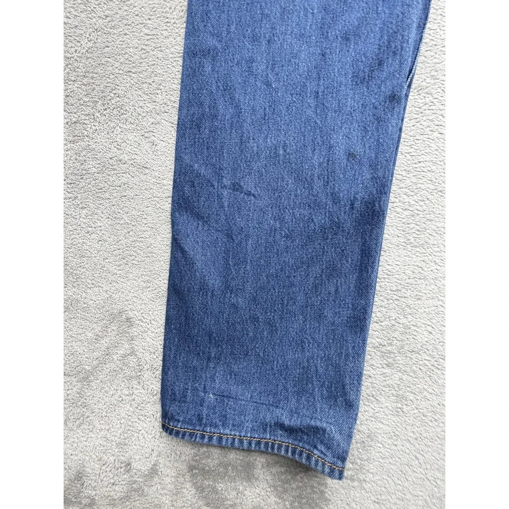 Levis 501 Jeans‎ Mens Measured 34x29 Blue Straight Denim Button Fly Classic Fit